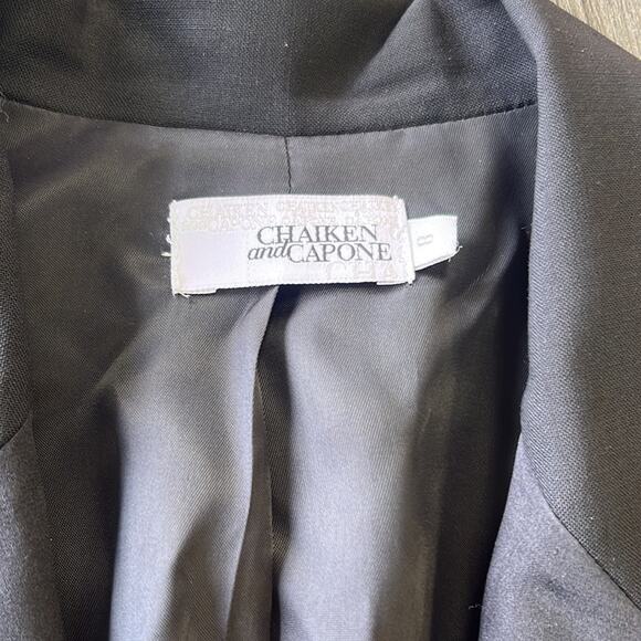 Chaiken and Capone tuxedo jacket.  Size 8 - Picture 2 of 7